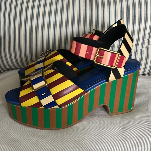 Charlotte Stone RAF striped platforms - Picture 2 of 4